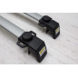 MITSUBISHI ASX 2010+ ARGENTO BARRE TRASVERSALI PER RAIL TETTO (Cod. AP-24592_A4x4)