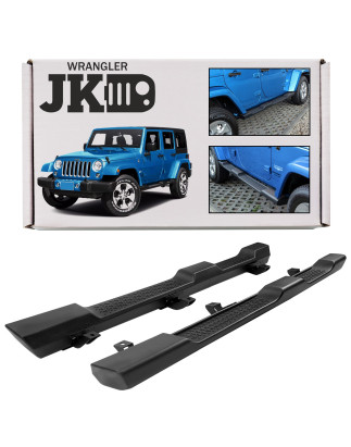 JEEP WRANGLER JK 2007-2018 4 PORTE PEDANE LATERALI SOTTOPORTA OEM 82210571AD (Cod. AP-24593_A4x4)