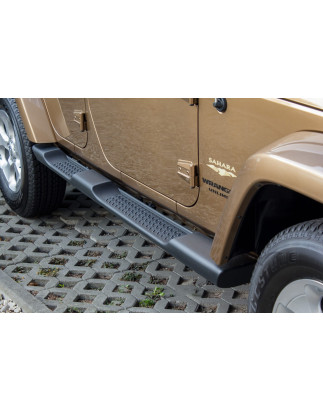 JEEP WRANGLER JK 2007-2018 4 PORTE PEDANE LATERALI SOTTOPORTA OEM 82210571AD (Cod. AP-24593_A4x4)