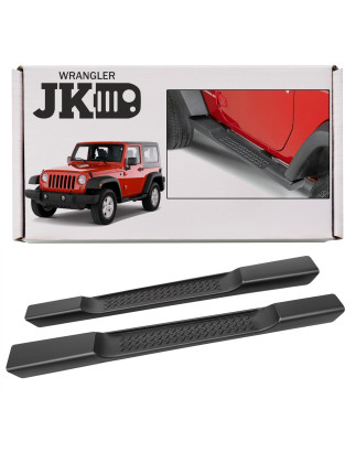JEEP WRANGLER JK 2007-2018 2D PEDANE LATERALI SOTTOPORTA 82210565AD (Cod. AP-24594_A4x4)
