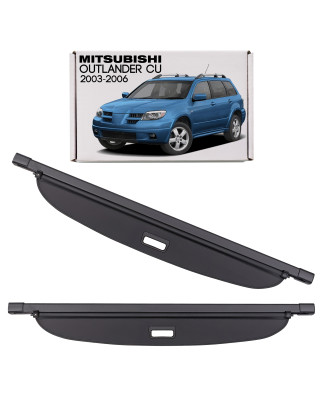 MITSUBISHI OUTLANDER E CU 2003-2006 CAPPELLIERA COPRIBAGAGLI NERA MR456119HC (Cod. AP-24611_A4x4)