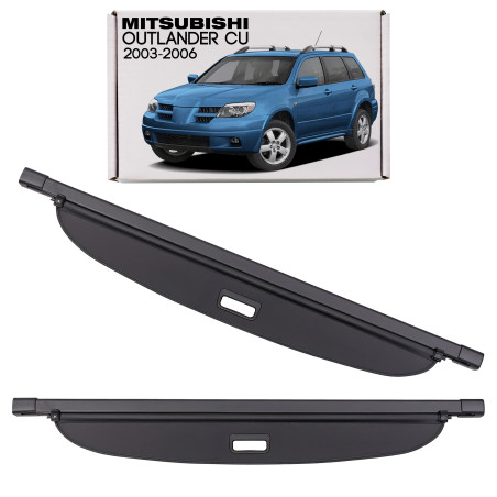 MITSUBISHI OUTLANDER E CU 2003-2006 CAPPELLIERA COPRIBAGAGLI NERA MR456119HC (Cod. AP-24611_A4x4)