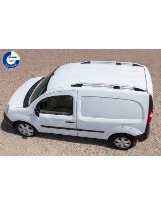 VOLKSWAGEN T5 2003-2015 (PASSO LUNGO) BARRE LONGITUDINALI TETTO IN ALLUMINIO ARGENTO (Cod. AP-24793_