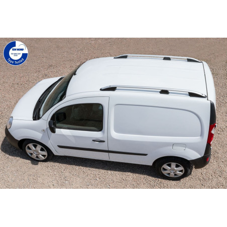 VOLKSWAGEN T5 2003-2015 (PASSO LUNGO) BARRE LONGITUDINALI TETTO IN ALLUMINIO ARGENTO (Cod. AP-24793_