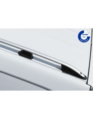 VOLKSWAGEN T5 2003-2015 (PASSO LUNGO) BARRE LONGITUDINALI TETTO IN ALLUMINIO ARGENTO (Cod. AP-24793_