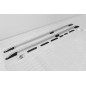 VOLKSWAGEN T5 2003-2015 (PASSO LUNGO) BARRE LONGITUDINALI TETTO IN ALLUMINIO ARGENTO (Cod. AP-24793_