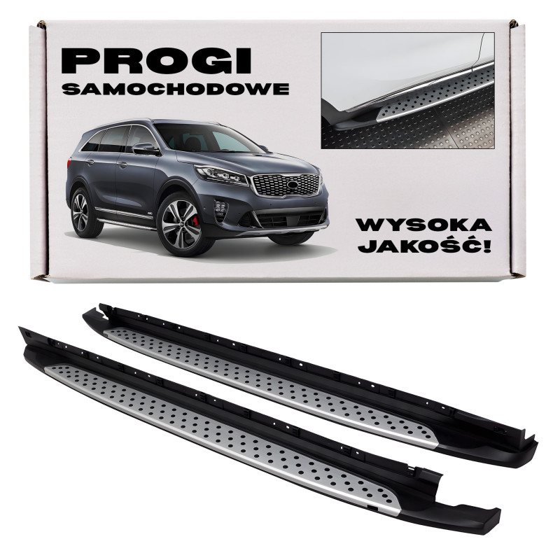 KIA SORENTO III UM 2014-2020 PEDANE LATERALI SOTTOPORTA OEM (Cod. AP-24867_A4x4)
