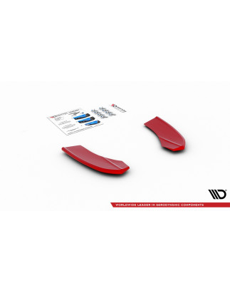 Splitters posteriori laterali V.2 Hyundai I30 N Mk3  (Cod. M-HY-I30-3-N-RSD2RED)