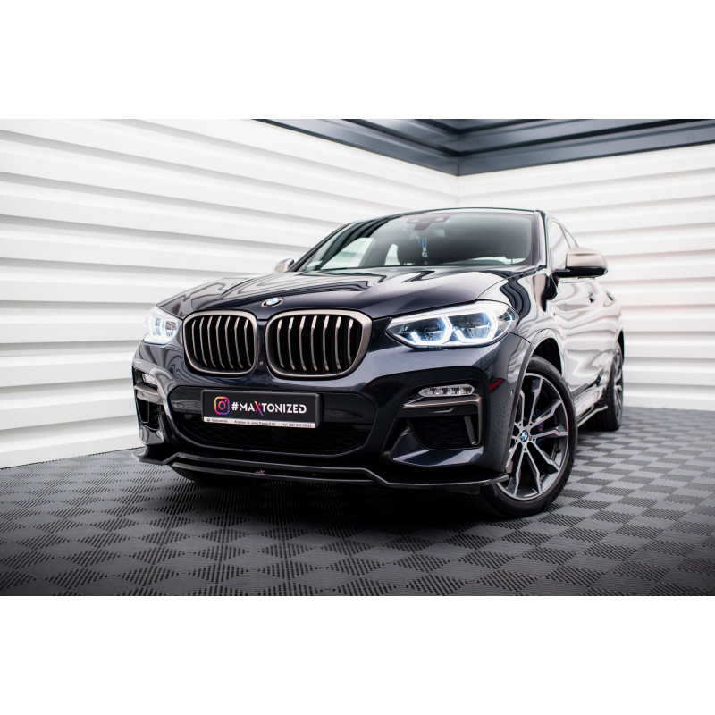 SPLITTER ANTERIORE for BMW X4 M-Pack G02 (Cod. M-BM-X4-02-MPACK-FD1G+FD1RG)