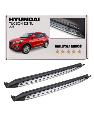 HYUNDAI TUCSON III TL 2015+ PEDANE LATERALI SOTTOPORTA OEM (Cod. AP-27780_A4x4)