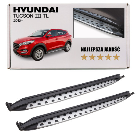 HYUNDAI TUCSON III TL 2015+ PEDANE LATERALI SOTTOPORTA OEM (Cod. AP-27780_A4x4)
