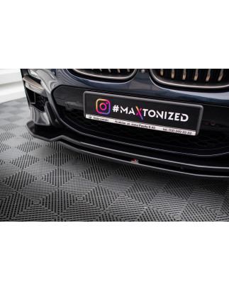 SPLITTER ANTERIORE for BMW X4 M-Pack G02 (Cod. M-BM-X4-02-MPACK-FD1G+FD1RG)