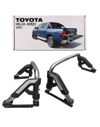 TOYOTA HILUX VIII AN120 2015+ ROLL BAR ROLL BAR CASSONE (Cod. AP-27785_A4x4)