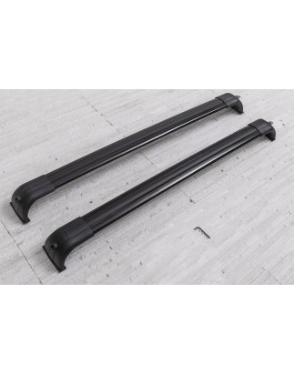 LAND ROVER DISCOVERY 3 L319 2004-2009 BARRE TRASVERSALI PER RAIL TETTO NERI STILE OEM VPLAR0001 (Cod