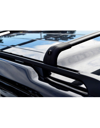 LAND ROVER DISCOVERY 3 L319 2004-2009 BARRE TRASVERSALI PER RAIL TETTO NERI STILE OEM VPLAR0001 (Cod