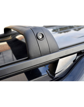 LAND ROVER DISCOVERY 3 L319 2004-2009 BARRE TRASVERSALI PER RAIL TETTO NERI STILE OEM VPLAR0001 (Cod