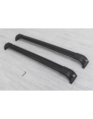 LAND ROVER DISCOVERY 3 L319 2004-2009 BARRE TRASVERSALI PER RAIL TETTO NERI STILE OEM VPLAR0001 (Cod