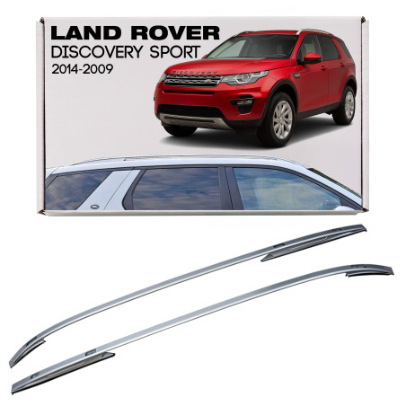LAND ROVER DISCOVERY SPORT L550 2014-2019 PRE-RESTYLING BARRE LONGITUDINALI TETTO ARGENTO ALLUMINIO 