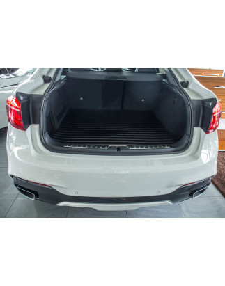 BMW X6 E71/E72 2007-2014 TAPPETINO BAGAGLIAIO ECO PELLE (Cod. AP-27859_A4x4)