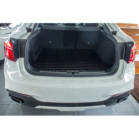 BMW X6 E71/E72 2007-2014 TAPPETINO BAGAGLIAIO ECO PELLE (Cod. AP-27859_A4x4)