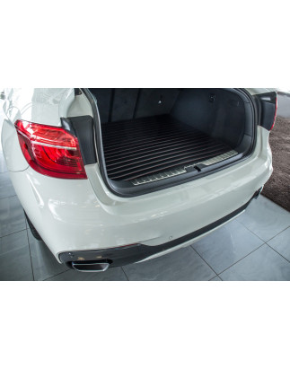 BMW X6 E71/E72 2007-2014 TAPPETINO BAGAGLIAIO ECO PELLE (Cod. AP-27859_A4x4)