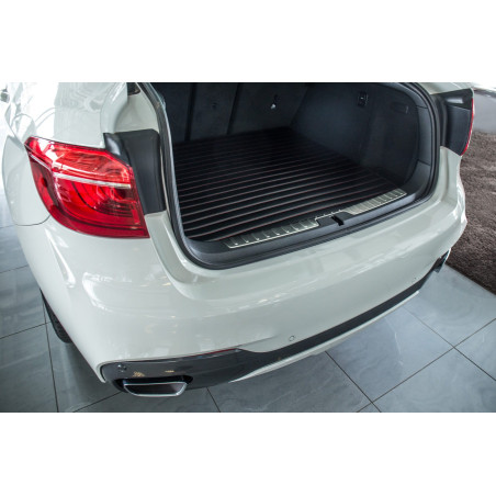 BMW X6 E71/E72 2007-2014 TAPPETINO BAGAGLIAIO ECO PELLE (Cod. AP-27859_A4x4)