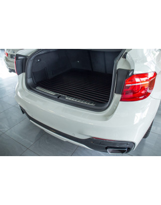 BMW X6 E71/E72 2007-2014 TAPPETINO BAGAGLIAIO ECO PELLE (Cod. AP-27859_A4x4)