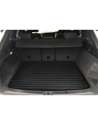 VOLKSWAGEN TOUAREG II 7P 2010-2018 TAPPETINO BAGAGLIAIO ECO PELLE (Cod. AP-27886_A4x4)