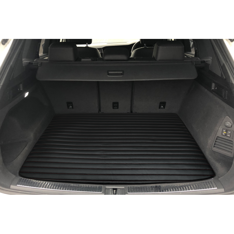 VOLKSWAGEN TOUAREG II 7P 2010-2018 TAPPETINO BAGAGLIAIO ECO PELLE (Cod. AP-27886_A4x4)