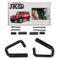 JEEP WRANGLER JK 2007-2018 SUPPORTI OFF ROAD NERI KIT (Cod. AP-27963_A4x4)