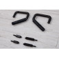 JEEP WRANGLER JK 2007-2018 SUPPORTI OFF ROAD NERI KIT (Cod. AP-27963_A4x4)