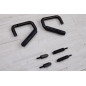 JEEP WRANGLER JK 2007-2018 SUPPORTI OFF ROAD NERI KIT (Cod. AP-27963_A4x4)