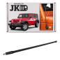 JEEP WRANGLER JK 2007-2018 ELASTICA ANTENA BAT 13" (Cod. AP-27969_A4x4)