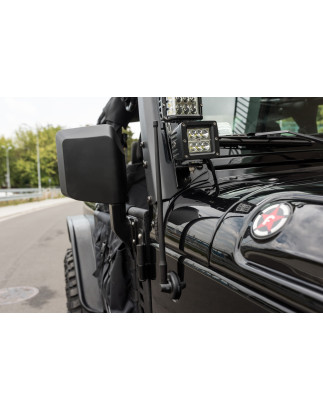 JEEP WRANGLER JK 2007-2018 ELASTICA ANTENA BAT 13" (Cod. AP-27969_A4x4)