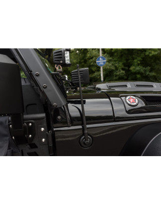 JEEP WRANGLER JK 2007-2018 ELASTICA ANTENA BAT 13" (Cod. AP-27969_A4x4)