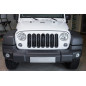JEEP WRANGLER JK 2007-2018 INSERTI MASCHERINA NERI ABS CON FORO PER SERRATURA (Cod. AP-27984_A4x4)