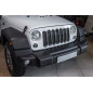 JEEP WRANGLER JK 2007-2018 INSERTI MASCHERINA NERI ABS CON FORO PER SERRATURA (Cod. AP-27984_A4x4)