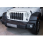 JEEP WRANGLER JK 2007-2018 INSERTI MASCHERINA NERI ABS CON FORO PER SERRATURA (Cod. AP-27984_A4x4)