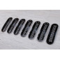 JEEP WRANGLER JK 2007-2018 ESTETICI INSERTI MASCHERINA NERI ABS (Cod. AP-27985_A4x4)