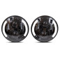 JEEP WRANGLER JL 2018+ FARI LED ANTERIORI 7'' MODELLO CALIFORNIA 80W 6000 LUMEN (Cod. AP-50526_A4x4)