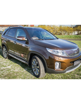 KIA SORENTO II XM 2009-2014 PEDANE LATERALI SOTTOPORTA (Cod. AP-29164_A4x4)