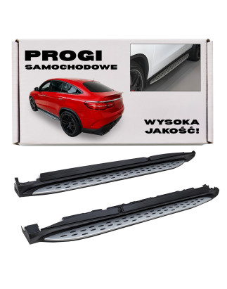 MERCEDES GLE COUPE C292 2015-2019 PEDANE LATERALI SOTTOPORTA A2925200100 (Cod. AP-31297_A4x4)