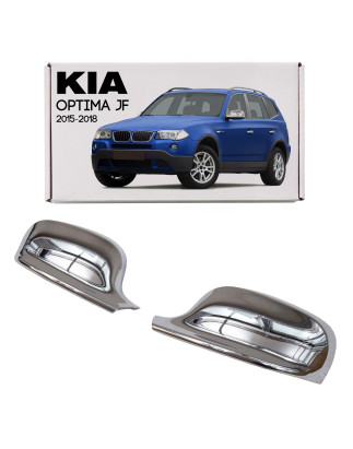 BMW X3 E83 2007-2010 RESTYLING CALOTTE SPECCHI CROMATE (Cod. AP-31301_A4x4)