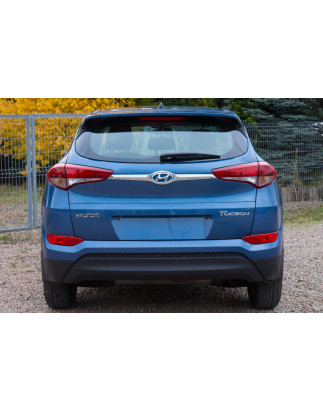 HYUNDAI TUCSON III TL 2015-2018 PRE-RESTYLING MODANATURA PORTELLONE POSTERIORE ATTORNO LOGO (Cod. AP
