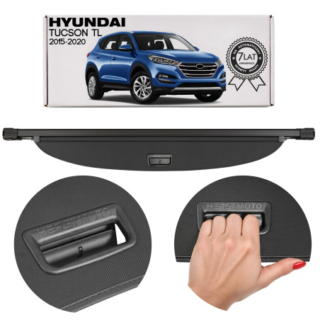 HYUNDAI TUCSON III TL 2015-2020 CAPPELLIERA COPRIBAGAGLI NERA 85910-D7000 (Cod. AP-31333_A4x4)