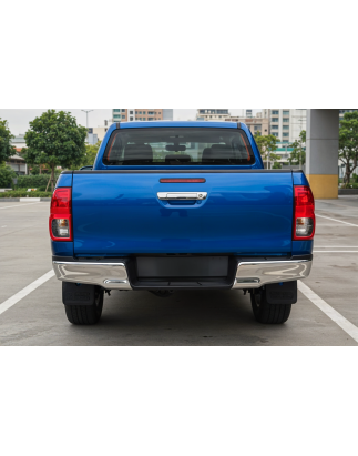 TOYOTA HILUX VIII AN120 2015+ POSTERIORE PARAURTI ACCIAIO CROMATO 520230K060 (Cod. AP-31338_A4x4)