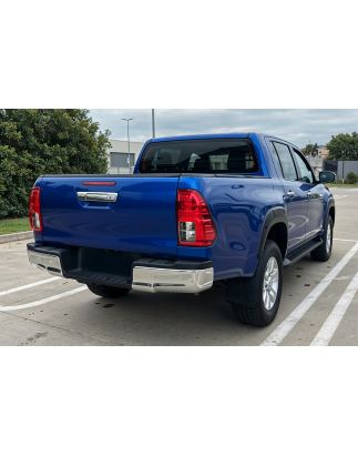 TOYOTA HILUX VIII AN120 2015+ POSTERIORE PARAURTI ACCIAIO CROMATO 520230K060 (Cod. AP-31338_A4x4)