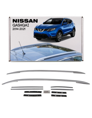 NISSAN QASHQAI II J11 2014-2021 BARRE LONGITUDINALI TETTO STILE OEM 73821-9TB0A (Cod. AP-31344_A4x4)