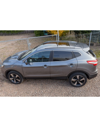 NISSAN QASHQAI II J11 2014-2021 BARRE LONGITUDINALI TETTO STILE OEM 73821-9TB0A (Cod. AP-31344_A4x4)