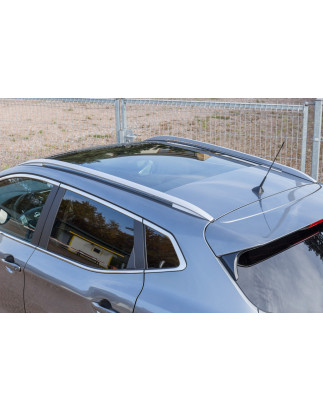 NISSAN QASHQAI II J11 2014-2021 BARRE LONGITUDINALI TETTO STILE OEM 73821-9TB0A (Cod. AP-31344_A4x4)
